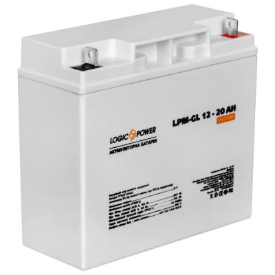 Акумулятор гелевий Logicpower LPM-GL 12 - 20 AH Акумулятор гелевий Logicpower LPM-GL 12 - 20 AH