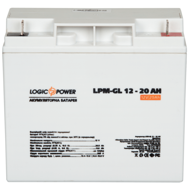 Акумулятор гелевий Logicpower LPM-GL 12 - 20 AH