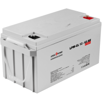 Акумулятор гелевий Logicpower LPM-GL 12 - 65 AH Акумулятор гелевий Logicpower LPM-GL 12 - 65 AH