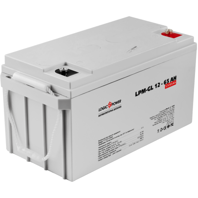 Акумулятор гелевий Logicpower LPM-GL 12 - 65 AH Акумулятор гелевий Logicpower LPM-GL 12 - 65 AH