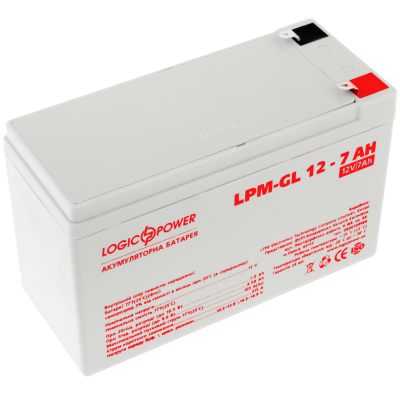 Акумулятор гелевий Logicpower LPM-GL 12 - 7 AH Акумулятор гелевий Logicpower LPM-GL 12 - 7 AH
