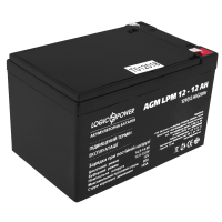 Акумулятор Logicpower AGM LPM 12 - 12 AH Акумулятор Logicpower AGM LPM 12 - 12 AH