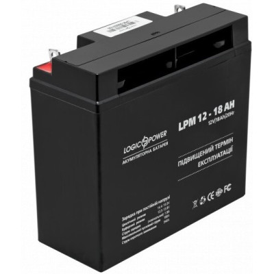Акумулятор Logicpower AGM LPM 12 - 18 AH