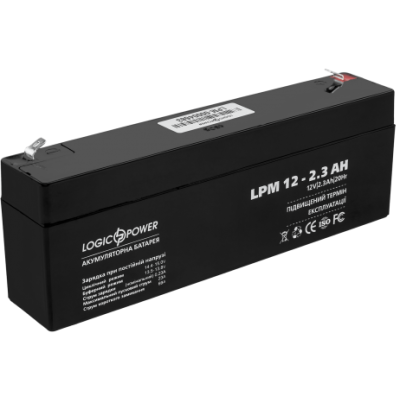 Акумулятор Logicpower AGM LPM 12 - 2.3 AH