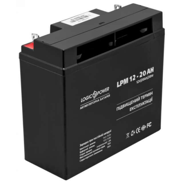 Акумулятор Logicpower AGM LPM 12 - 20 AH