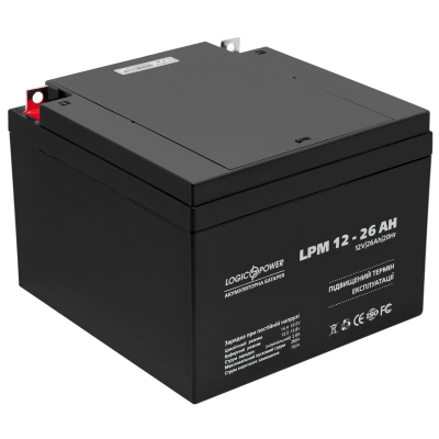Акумулятор Logicpower AGM LPM 12 - 26 AH