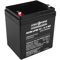 Акумулятор Logicpower AGM LPM 12 - 3.3 AH Акумулятор Logicpower AGM LPM 12 - 3.3 AH