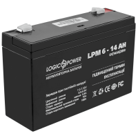 Акумулятор Logicpower AGM LPM 6-14 AH Акумулятор Logicpower AGM LPM 6-14 AH