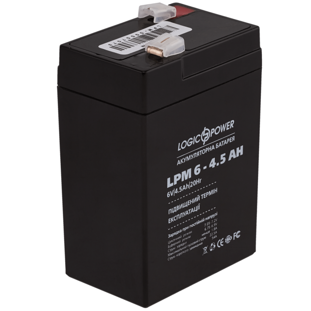 Акумулятор Logicpower AGM LPM 6-4.5 AH