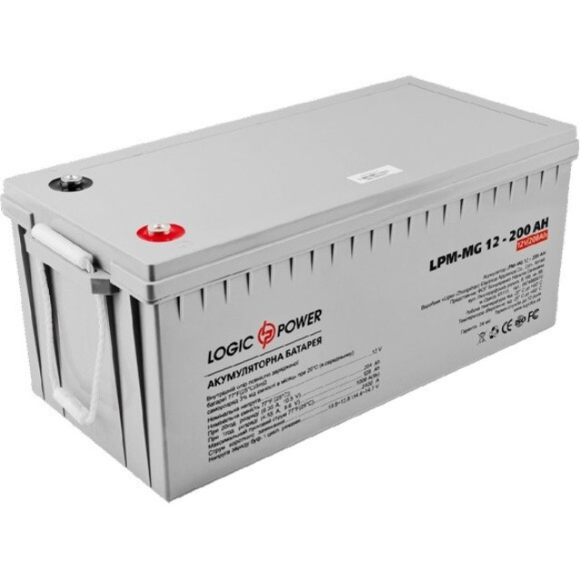 Акумулятор мультигелевий Logicpower AGM LPM-MG 12 - 200 AH