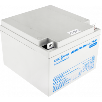 Акумулятор мультигелевий Logicpower AGM LPM-MG 12 - 26 AH Акумулятор мультигелевий Logicpower AGM LPM-MG 12 - 26 AH