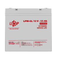 Акція.Акумулятор гелевий LogicPower LPM-GL 12V - 55 Ah
