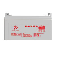 Акумулятор гелевий LogicPower LPM-GL 12V - 120 Ah Акумулятор гелевий LogicPower LPM-GL 12V - 120 Ah