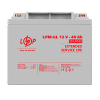 Акумулятор гелевий LogicPower LPM-GL 12V - 40 Ah Акумулятор гелевий LogicPower LPM-GL 12V - 40 Ah
