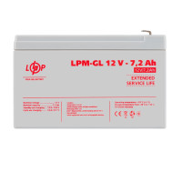 Акумулятор гелевий LogicPower LPM-GL 12V - 7.2 Ah
