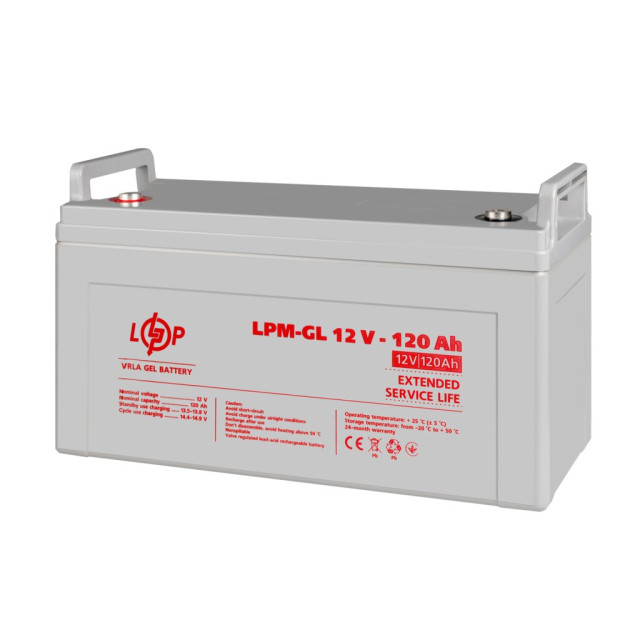 Аккумулятор гелевый LogicPower LPM-GL 12V - 120 Ah Аккумулятор гелевый LogicPower LPM-GL 12V - 120 Ah