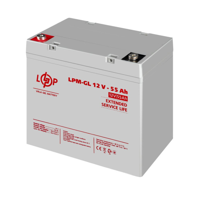 Аккумулятор гелевый LogicPower LPM-GL 12V - 55 Ah Аккумулятор гелевый LogicPower LPM-GL 12V - 55 Ah