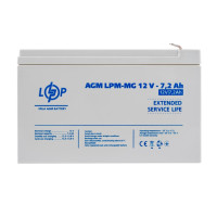 Акумулятор мультигелевый AGM LogicPower LPM-MG 12V - 7.2 Ah Акумулятор мультигелевый AGM LogicPower LPM-MG 12V - 7.2 Ah