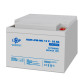 Акумулятор мультигелевий AGM LogicPower LPM-MG 12V - 26 Ah под болт М5