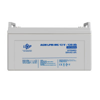 Аккумулятор мультигелевый LogicPower LPM-MG 12V - 120 Ah Аккумулятор мультигелевый LogicPower LPM-MG 12V - 120 Ah
