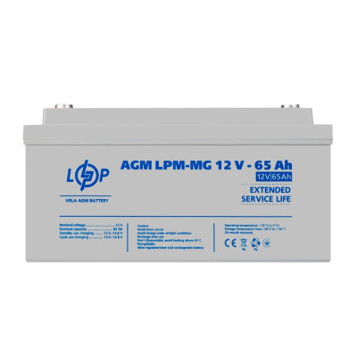 Акумулятор мультигелевий LogicPower LPM-MG 12V - 65 Ah