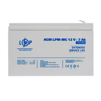 Акумулятор мультигелевий LogicPower LPM-MG 12V - 7 Ah