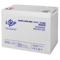 Аккумулятор мультигелевый LogicPower LPM-MG 12V - 75 Ah Аккумулятор мультигелевый LogicPower LPM-MG 12V - 75 Ah