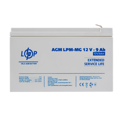 Акумулятор мультигелевий LogicPower LPM-MG 12V - 9 Ah Акумулятор мультигелевий LogicPower LPM-MG 12V - 9 Ah