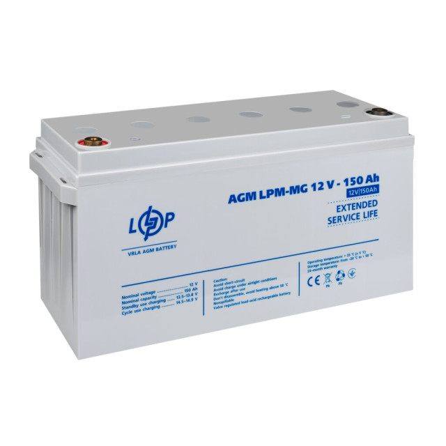 Аккумулятор мультигелевый LogicPower LPM-MG 12V - 150 Ah Аккумулятор мультигелевый LogicPower LPM-MG 12V - 150 Ah