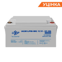 Розпродаж (3872) Акумулятор мультигелевий AGM LogicPower LPM-MG 12V - 65 Ah 09/2023 Розпродаж (3872) Акумулятор мультигелевий AGM LogicPower LPM-MG 12V - 65 Ah 09/2023