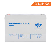 Розпродаж (4196) Акумулятор мультигелевий AGM LogicPower LPM-MG 12V - 80 Ah 09/2023 Розпродаж (4196) Акумулятор мультигелевий AGM LogicPower LPM-MG 12V - 80 Ah 09/2023