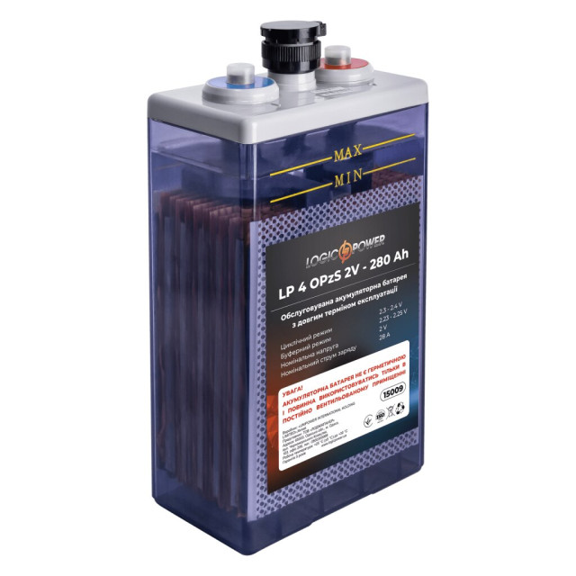 Акумуляторна батарея LogicPower LP 4 OPzS 2V - 280 Ah Акумуляторна батарея LogicPower LP 4 OPzS 2V - 280 Ah