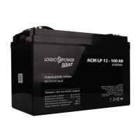 Акумулятор AGM LogicPower LP 12V - 100 Ah Silver Акумулятор AGM LogicPower LP 12V - 100 Ah Silver