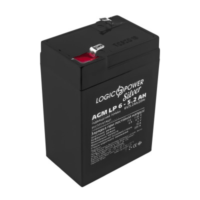 Акумулятор AGM LogicPower LP 6V - 5.2 Ah Silver