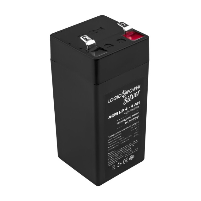 Акумулятор AGM LogicPower LP 4V - 4 Ah Silver