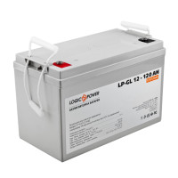 Акумулятор гелевий LogicPower LP-GL 12V - 120 Ah Silver