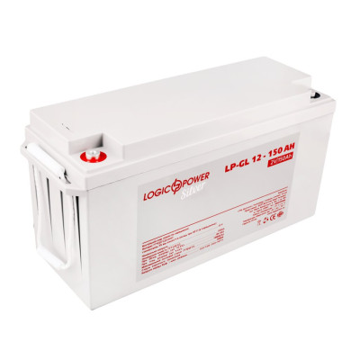 Акумулятор гелевий LogicPower LP-GL 12V - 150 Ah Silver