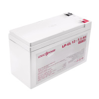 Аккумулятор гелевый LogicPower LP-GL 12V - 7.5 Ah Silver