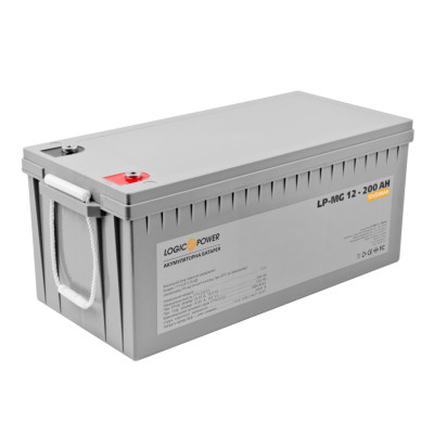 Акумулятор мультигелевий LogicPower LP-MG 12V - 200 Ah Silver Акумулятор мультигелевий LogicPower LP-MG 12V - 200 Ah Silver