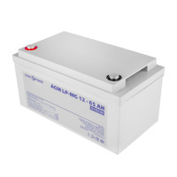 Акумулятор мультигелевий LogicPower LP-MG 12V - 65 Ah Silver