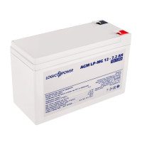 Аккумулятор мультигелевый LogicPower LP-MG 12V - 7.2 Ah Silver