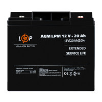 Акумулятор AGM LogicPower LPM 12V-20 Ah під болт М5 Акумулятор AGM LogicPower LPM 12V-20 Ah під болт М5