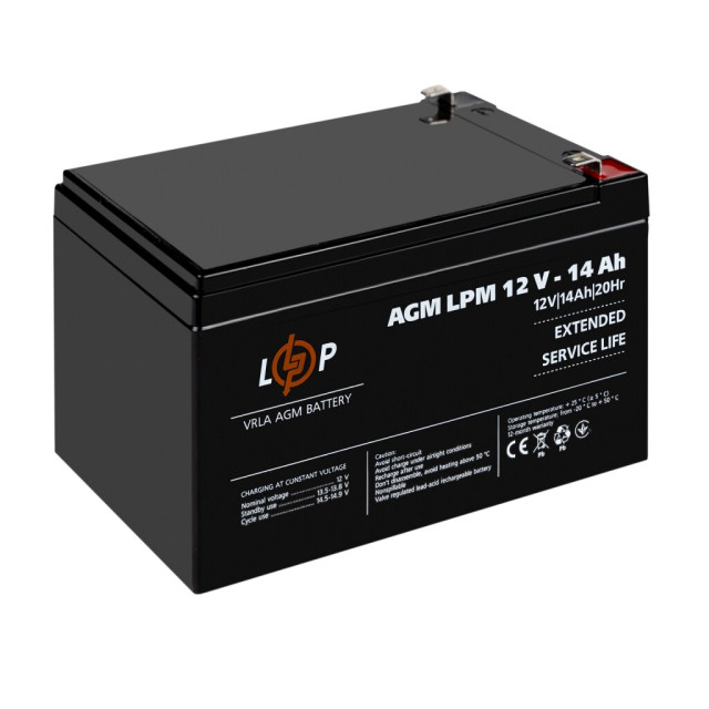 Акумулятор AGM LogicPower LPM 12V - 14 Ah Акумулятор AGM LogicPower LPM 12V - 14 Ah