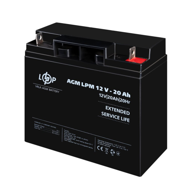Акумулятор AGM LogicPower LPM 12V - 20 Ah Акумулятор AGM LogicPower LPM 12V - 20 Ah