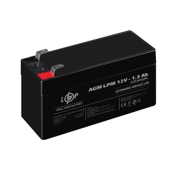 Розпродаж (4131) Акумулятор AGM LogicPower LPM 12V - 1,3 Ah (07-2023) Розпродаж (4131) Акумулятор AGM LogicPower LPM 12V - 1,3 Ah (07-2023)