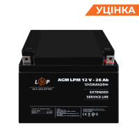 Розпродаж (4134) Акумулятор AGM LogicPower LPM 12V - 26 Ah (10-2023) Розпродаж (4134) Акумулятор AGM LogicPower LPM 12V - 26 Ah (10-2023)