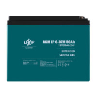 Тяговый свинцово-кислотный AGM аккумулятор LogicPower LP 6-DZM-50 Ah Тяговый свинцово-кислотный AGM аккумулятор LogicPower LP 6-DZM-50 Ah