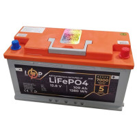 Автомобільний акумулятор Logicpower LiFePO4 12.8В, 100 Аг (21122) Автомобільний акумулятор Logicpower LiFePO4 12.8В, 100 Аг (21122)