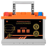 Автомобільний акумулятор Logicpower LiFePO4 BMS 1050 А, 12.8В, 64 Аг (24766) Автомобільний акумулятор Logicpower LiFePO4 BMS 1050 А, 12.8В, 64 Аг (24766)
