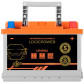 Автомобільний акумулятор Logicpower LiFePO4 BMS 1050 А, 12.8В, 64 Аг (24767)